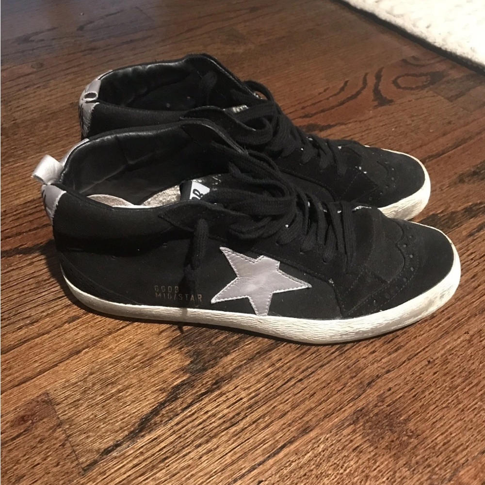 Golden Goose GGDB Midstar black suede high top size 39 / 8.5